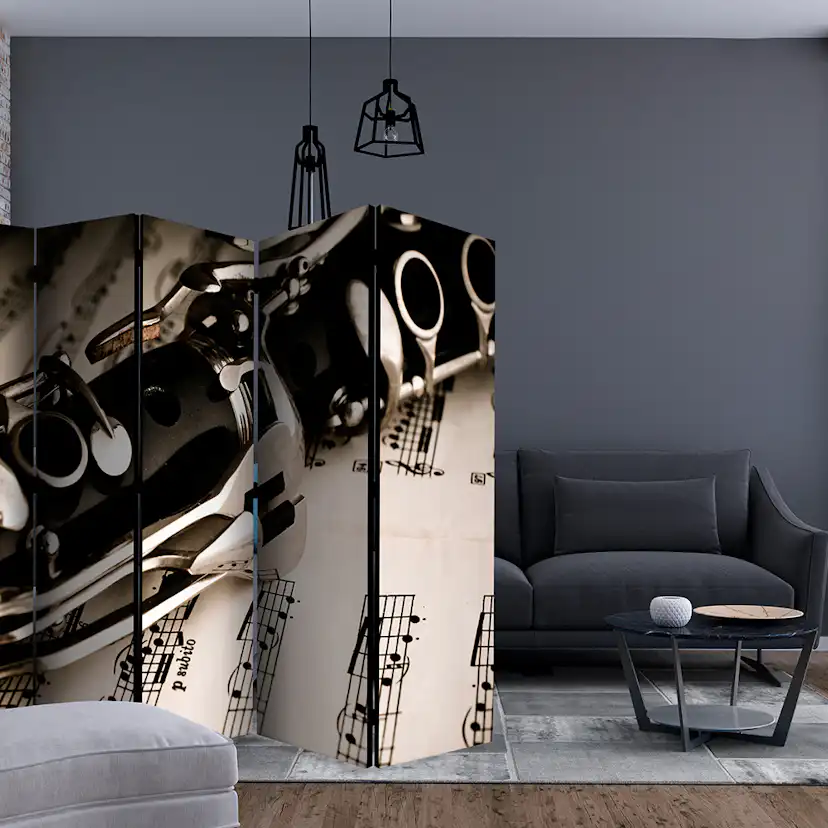 Rumsavdelare Arkiio Clarinet And Music Notes II 225x172 cm