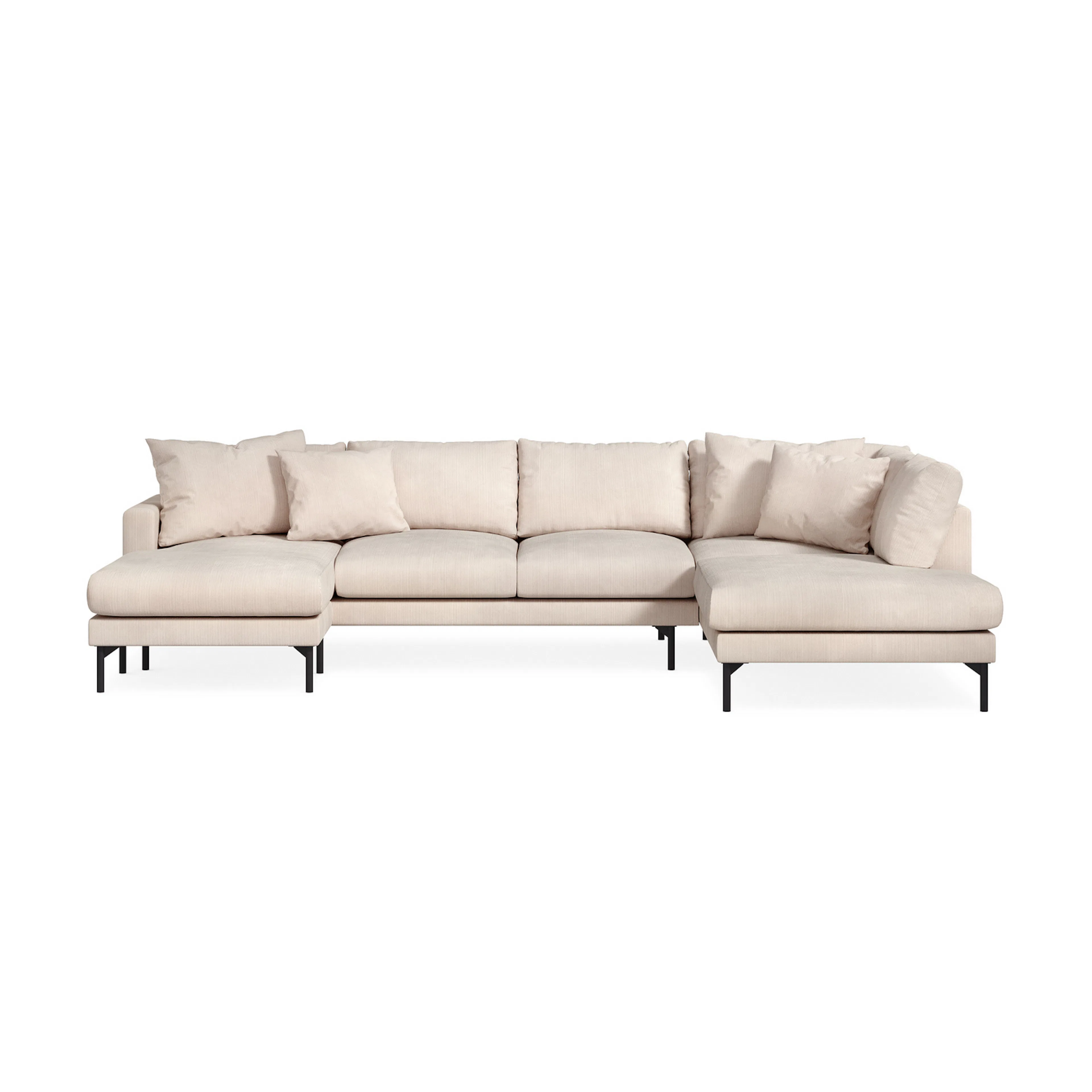 U-Soffa Scandinavian Choice Menard Soffa med Divan och Schäslong