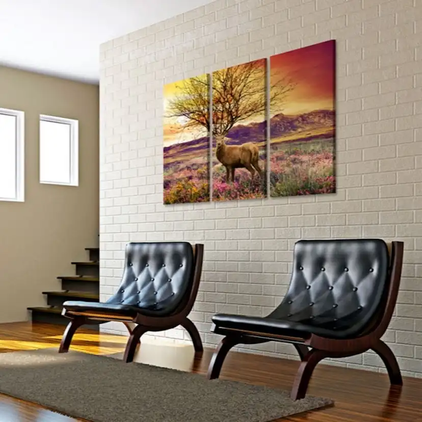 Tavla Arkiio Fancy Hjorthorn Triptych