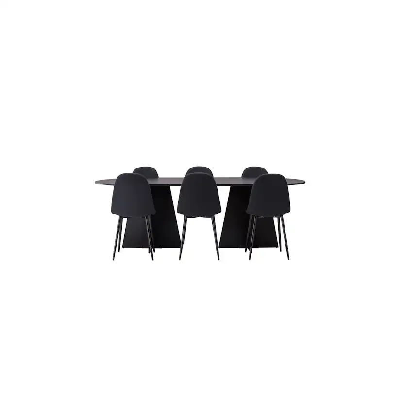Matgrupp Venture Home Bootcut Oval med 6 Polar Stolar
