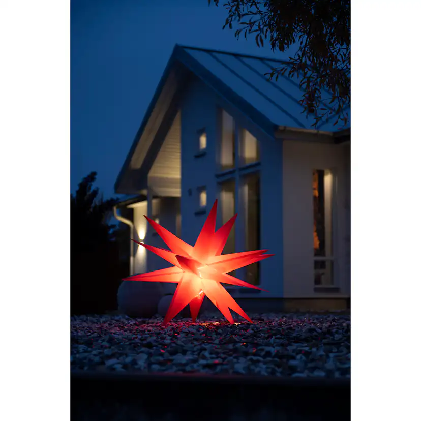 Adventsstjärna Gnosjö Konstsmide 3D Stjärna 100 cm LED Utomhus