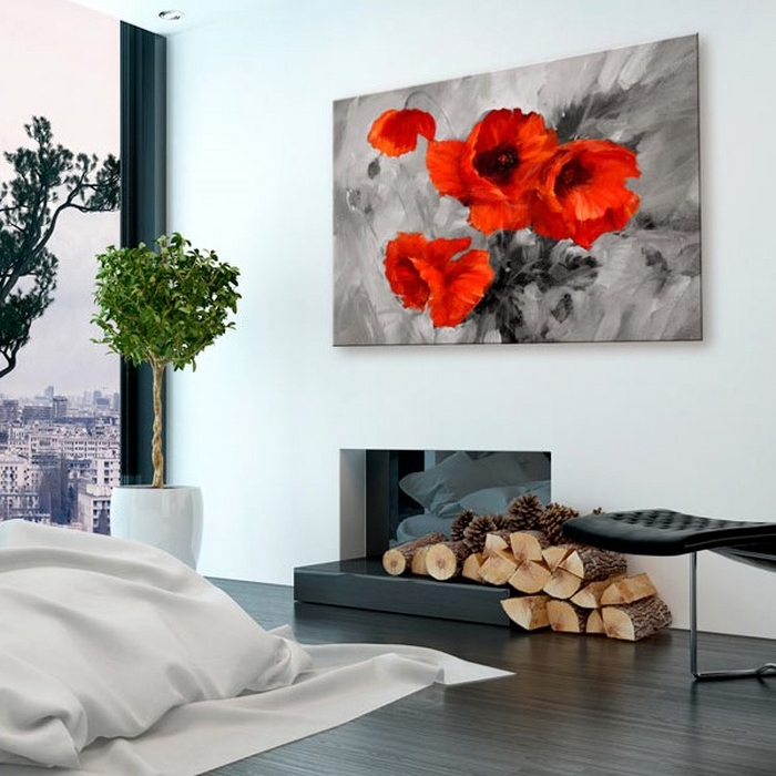 Tavla Arkiio Steel Poppies