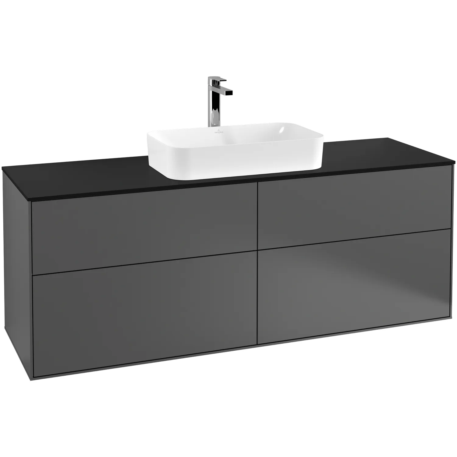 Tvättställsskåp Villeroy & Boch Finion med 4 Lådor och Bänkskiva för Fristående Tvättställ