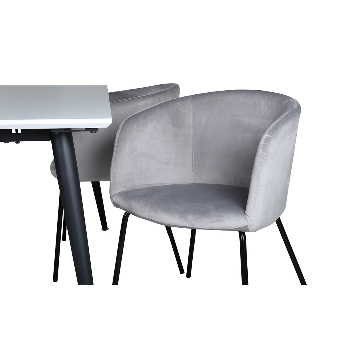 Matgrupp Venture Home Jolie med 4 Bergen Stolar