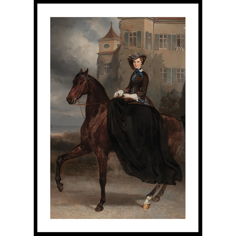 Poster Gallerix Piloty Adam Portrait Elisabeth In Bayern By Karl Theodor Von Piloty