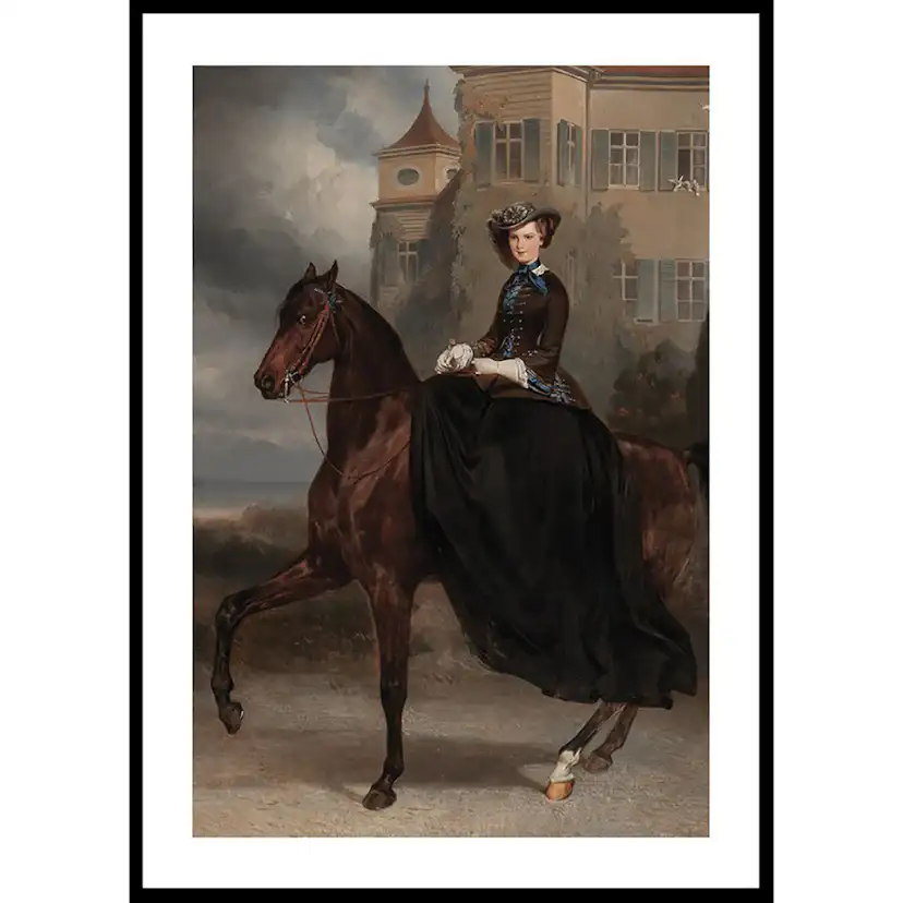 Poster Gallerix Piloty Adam Portrait Elisabeth In Bayern By Karl Theodor Von Piloty