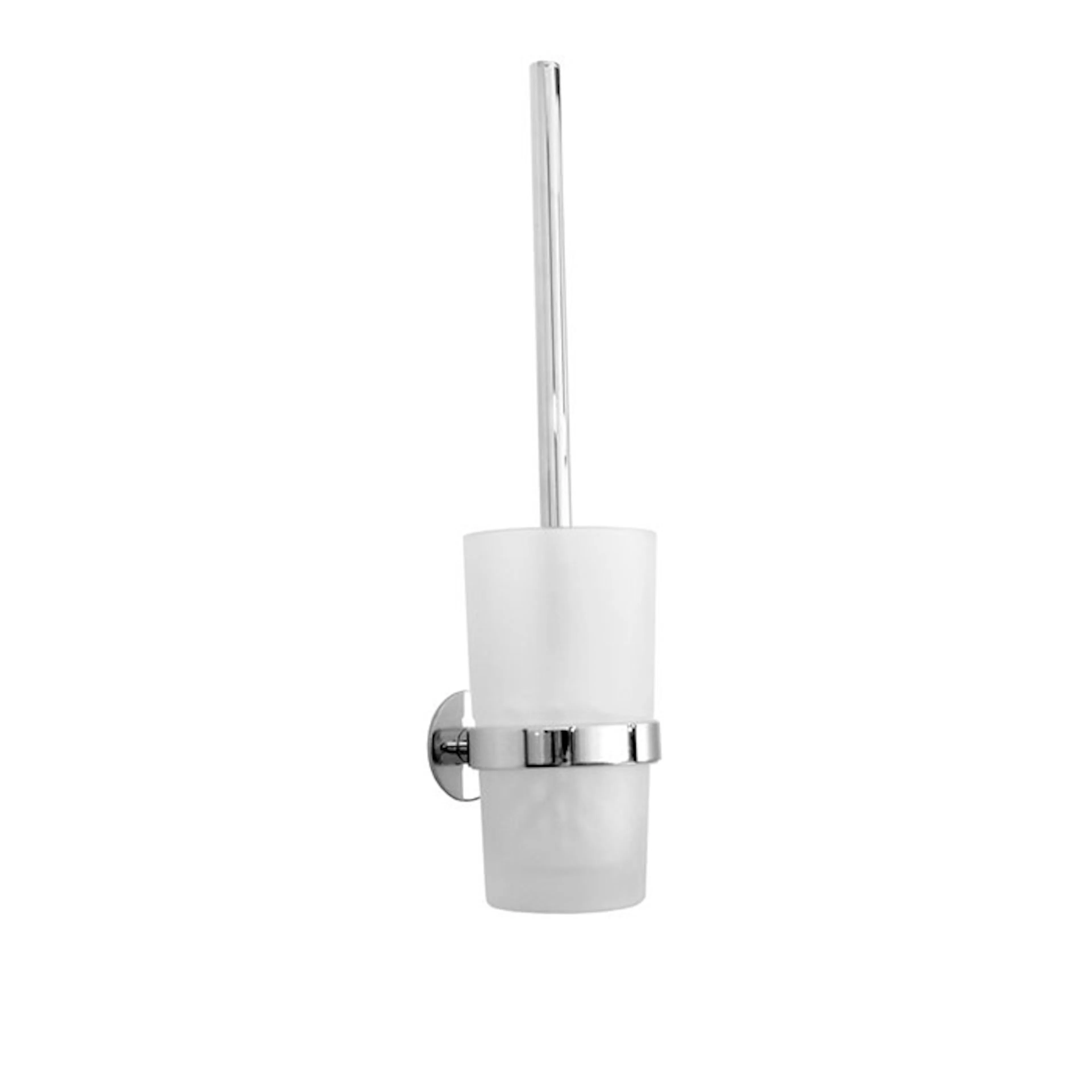 Toalettborste Smedbo Time YK333 Krom/Frostat Glas