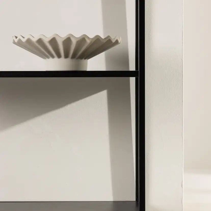 Hylla Venture Home Montevideo Stående Förvaringsmöbel med Hyllplan i Svart Stål