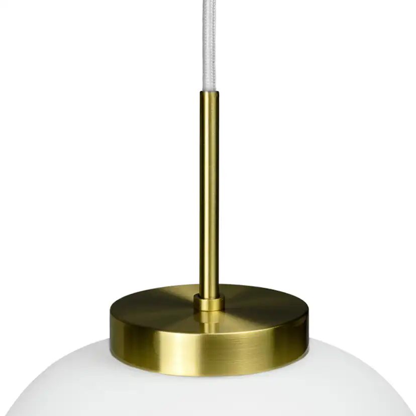 DL39 pendel Opal/Mässing, Diameter: 250 mm