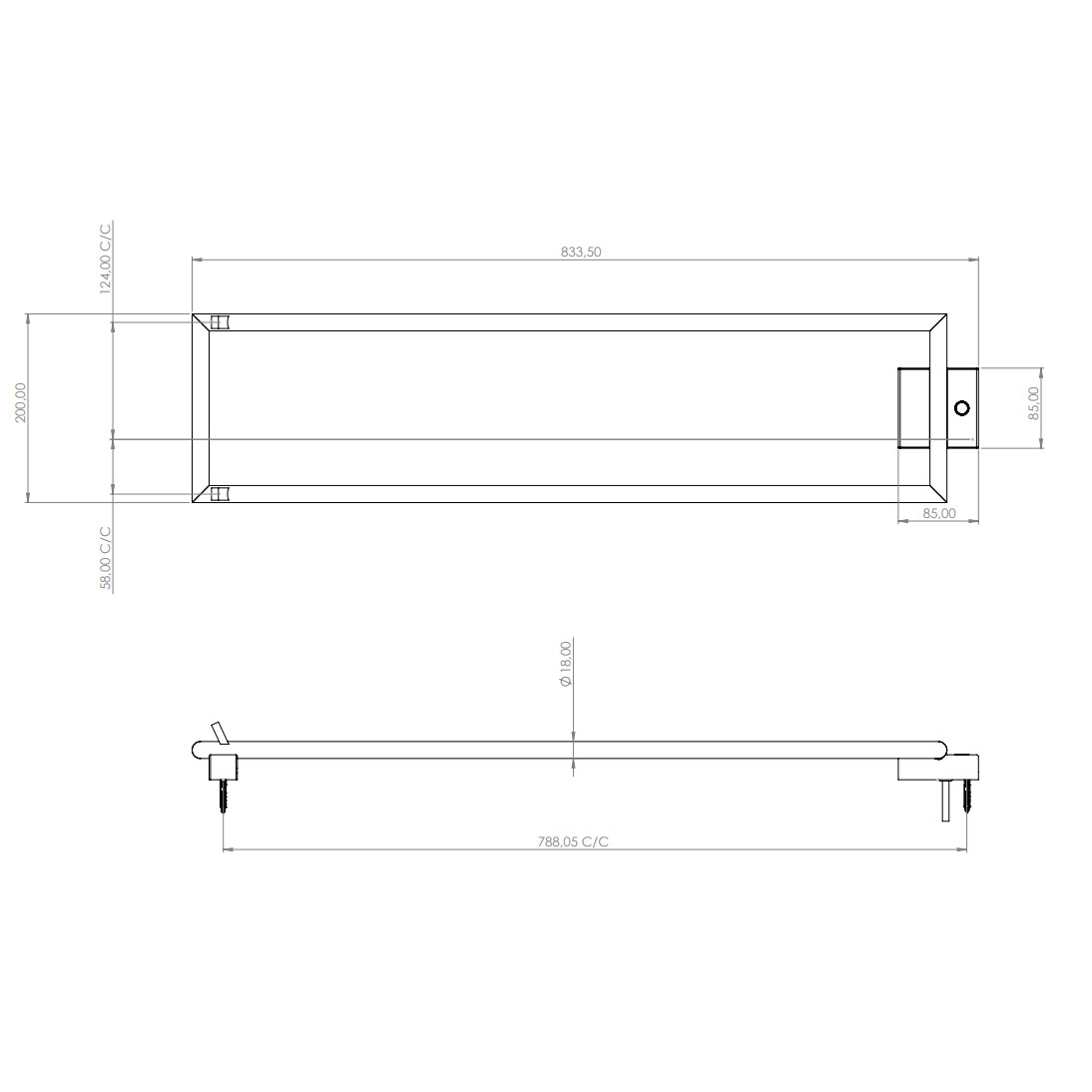 Handdukstork Tapwell TW800-200