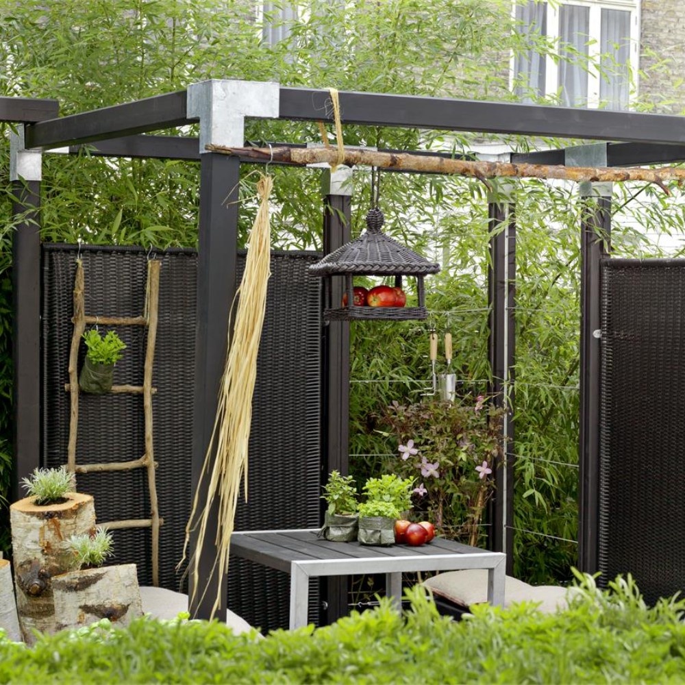 Skärm PLUS Trend 115x170 cm Svart