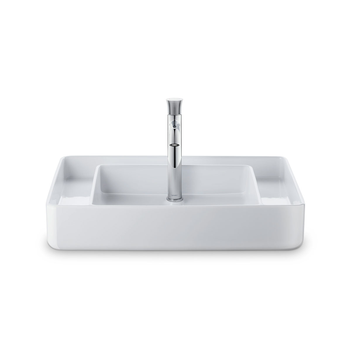 Tvättställ Duravit Bento Starck Box för Placering på Bänkskiva 650 mm