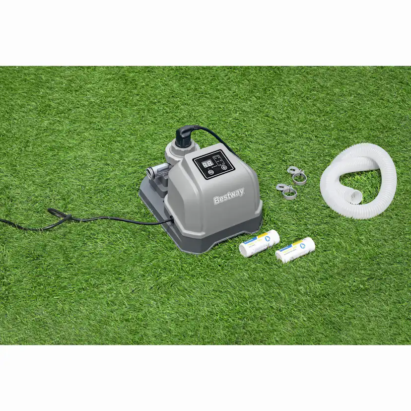 Saltvattenklorinator Bestway Hydrogenic 2 g/h för Poolkemi & Klortabletter