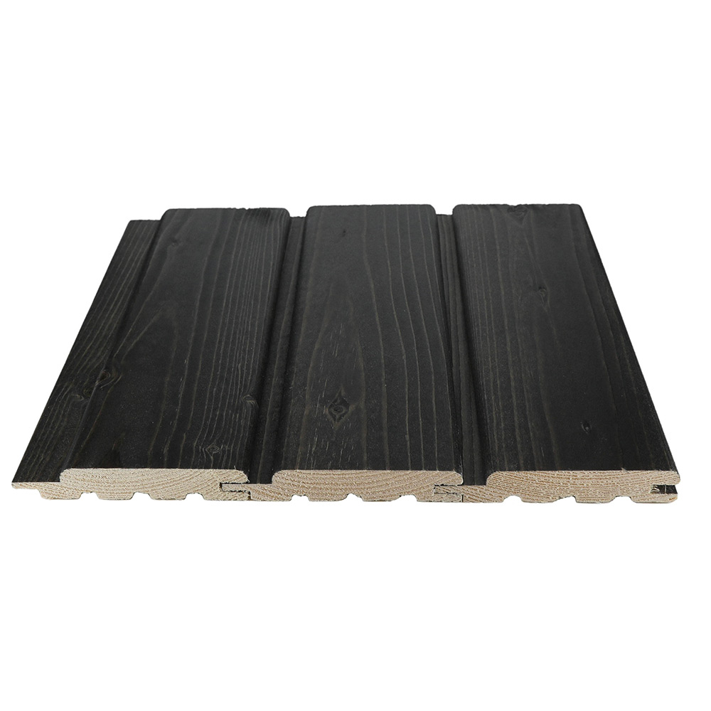 Bastupanel CENT STP 15x95x2400 Gran Bastuskyddad Svart