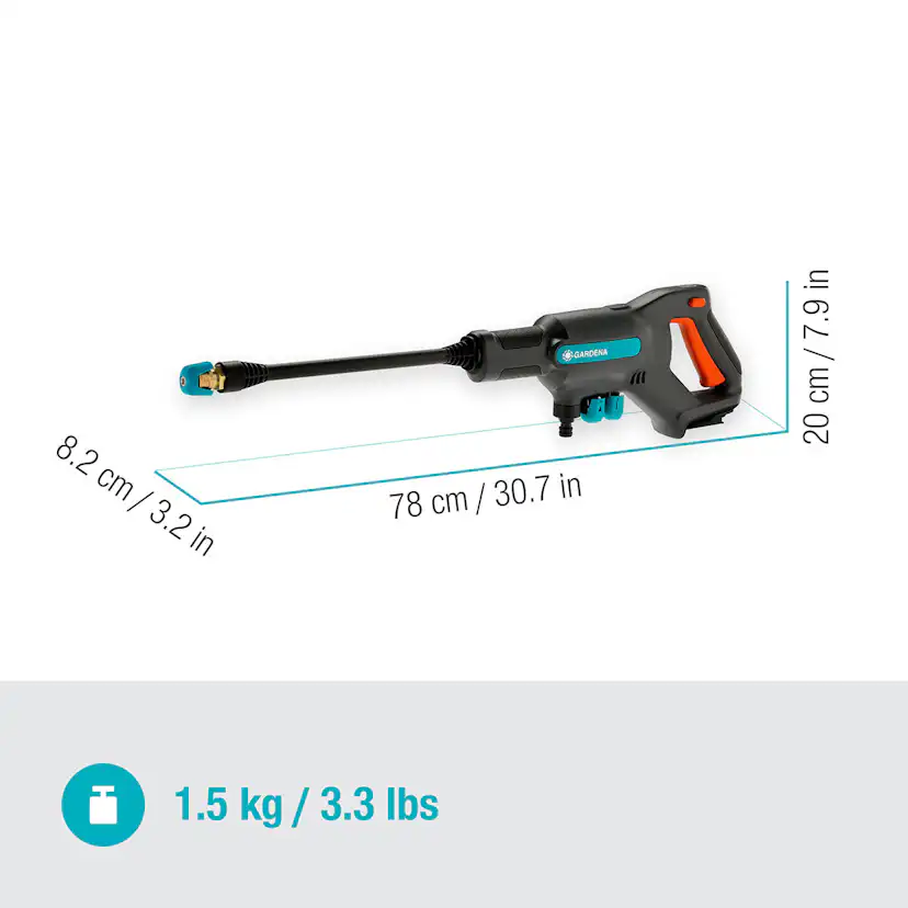 Mellantryckstvätt Garden AquaClean 24/18V utan Batteri