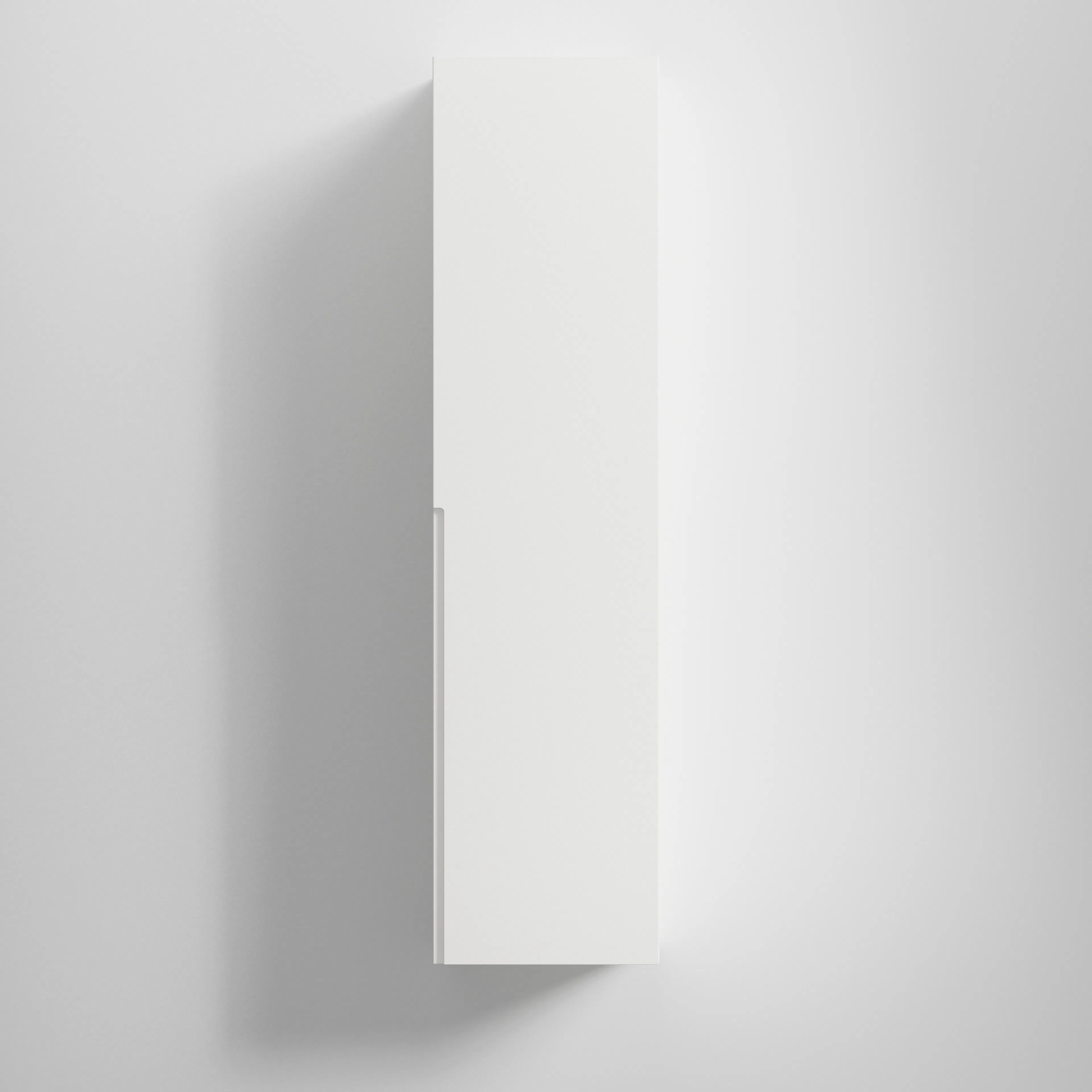 Högskåp Grip 40/40 Pure White, 5 Hy, Hö Färg: Pure White, Hängning: Höger