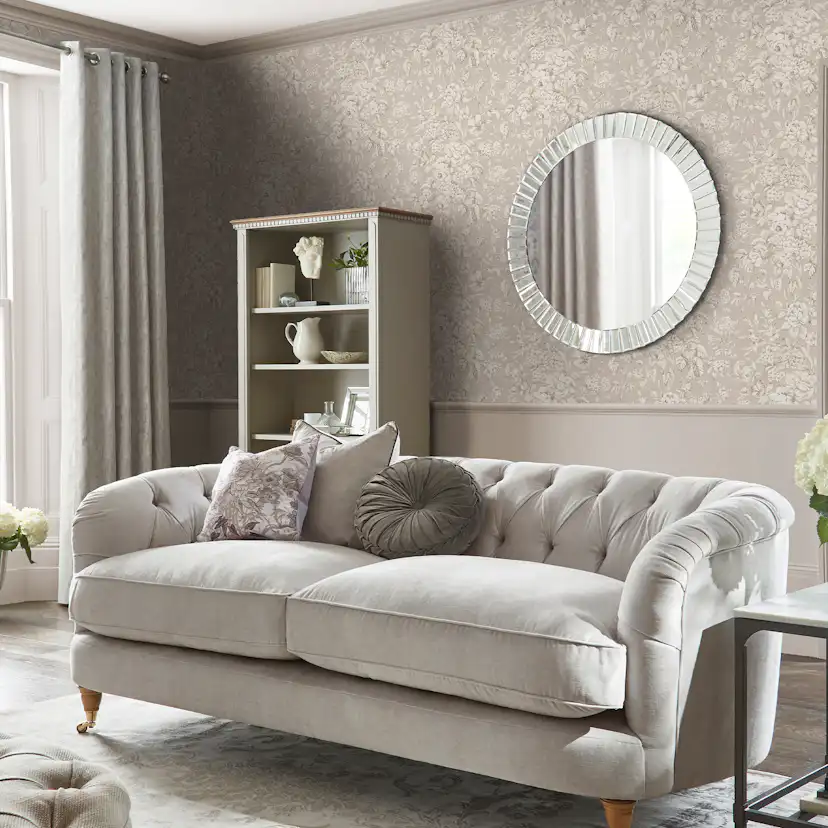 Tapet Laura Ashley Heledd Blooms Dove Grå 122762