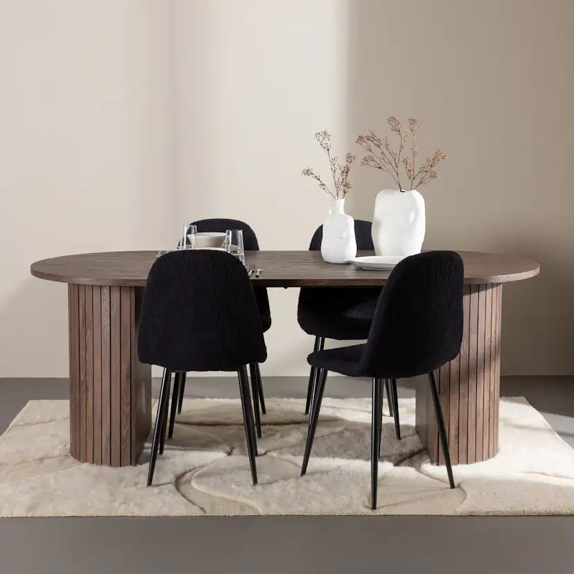 Matgrupp Venture Home Härön 200 med 4 st Polar Stolar Teddy