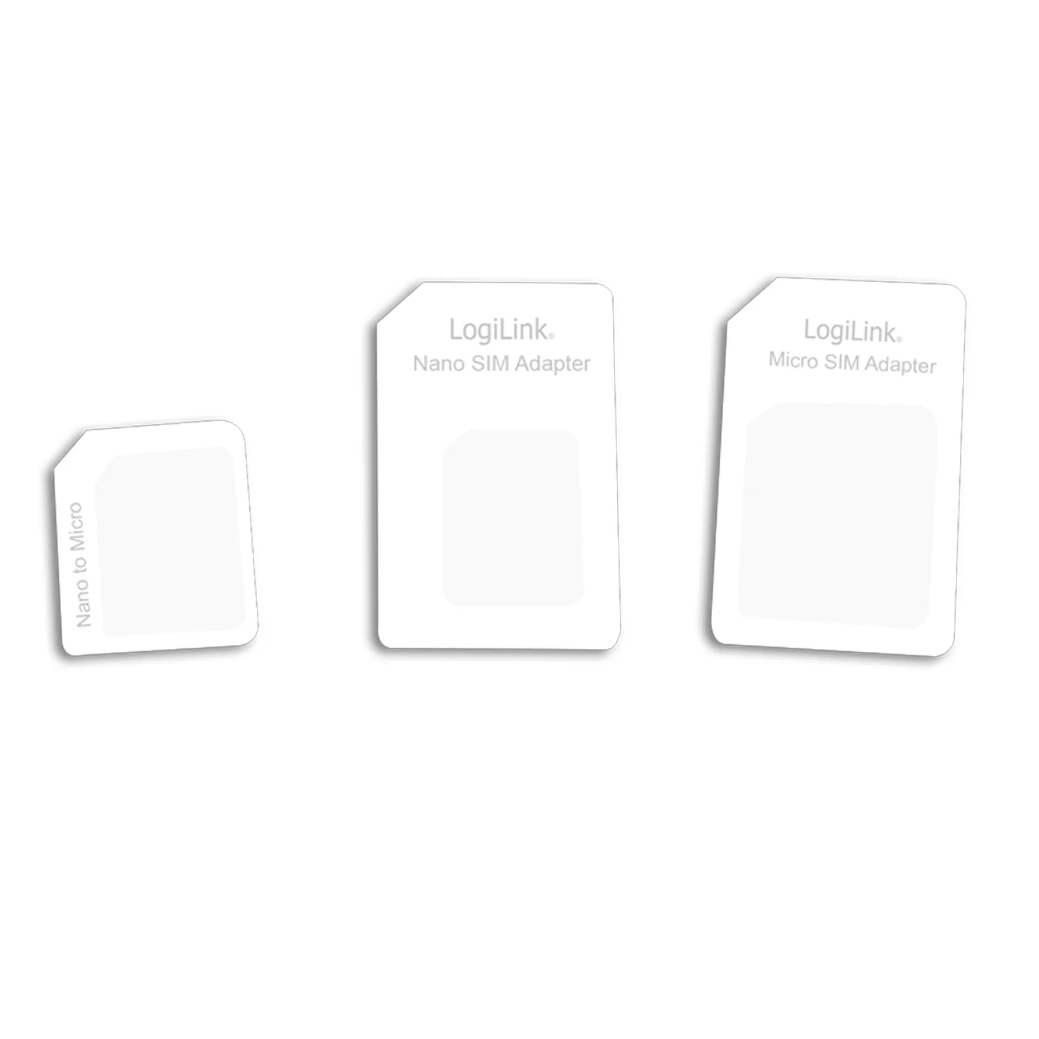 SIM-kortsadaptrar LogiLink 3-pack