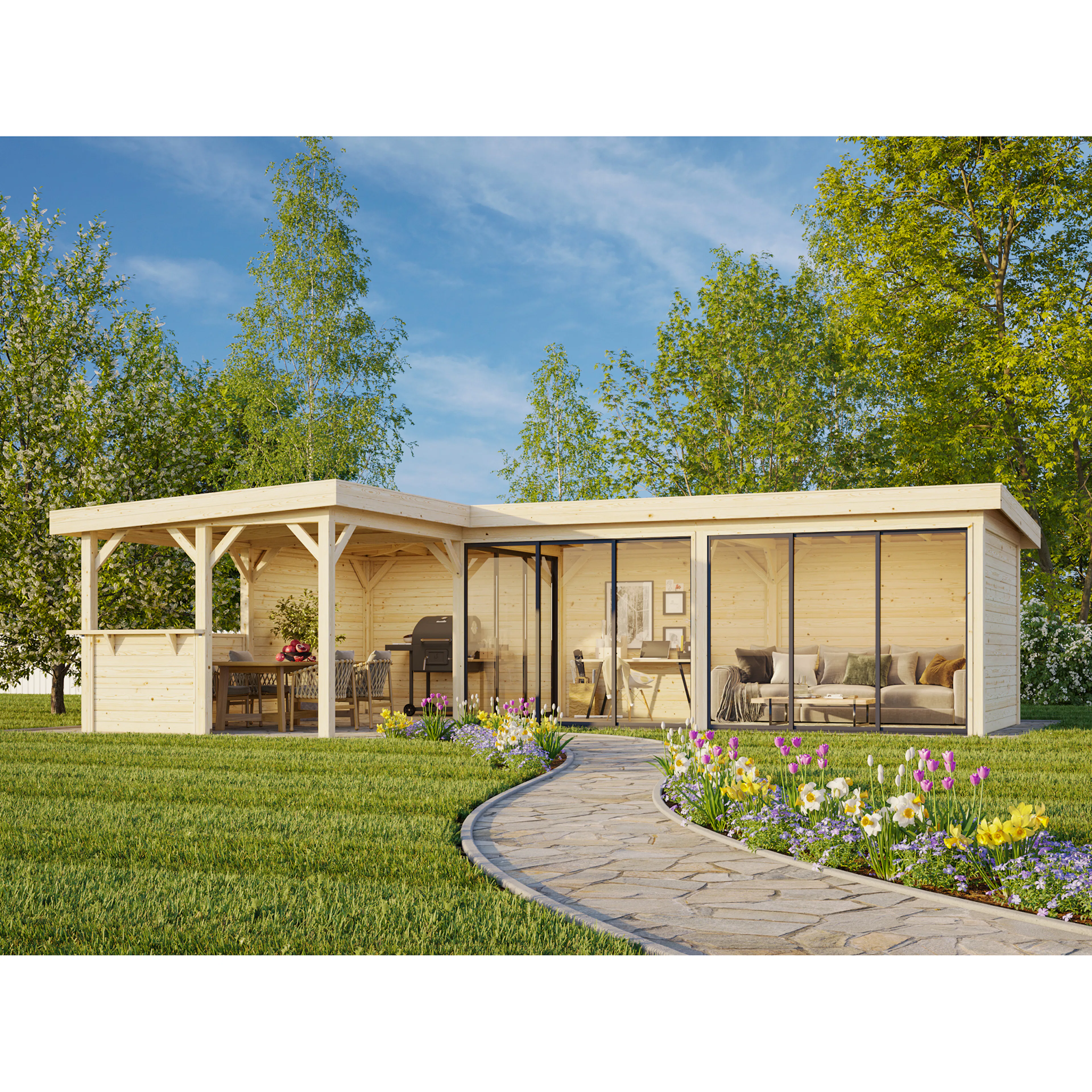 Uterum Palmako Lenna 33,2 m2 Set 720 Slide Plus