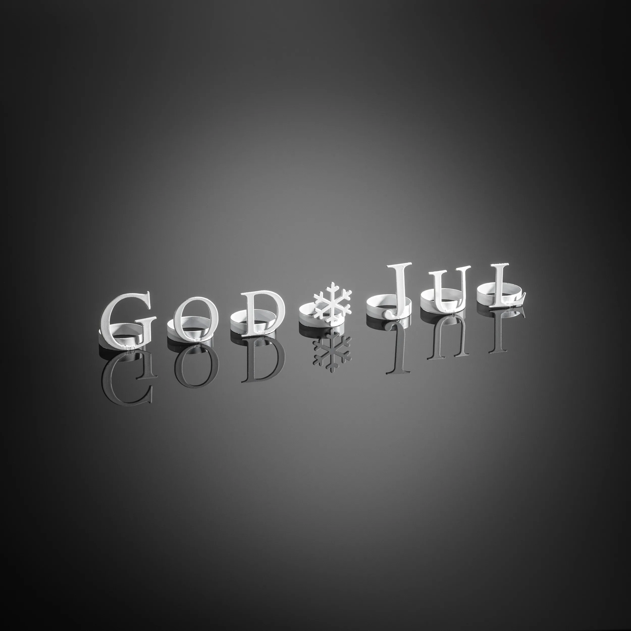 Dekorationsbokstäver Gnosjö Konstsmide God Jul