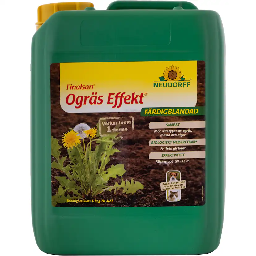 Ogräsbekämpning Neudorff Effekt 5L Färdigblandad för Odling & Trädgårdsskötsel