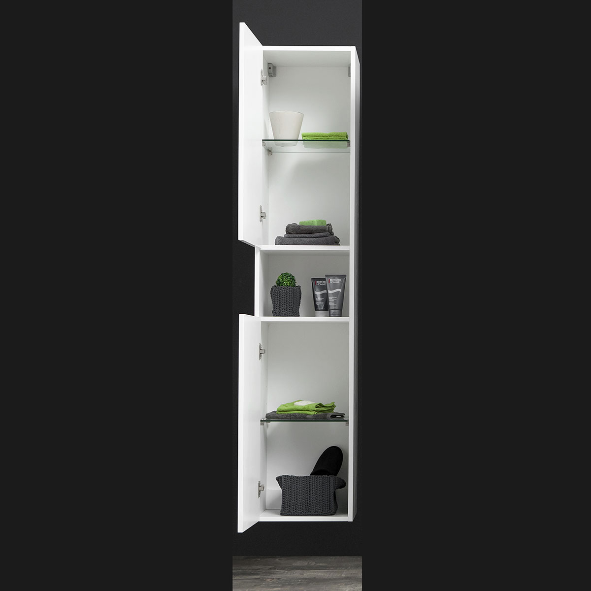 Högskåp 4AQUA 2 Luckor