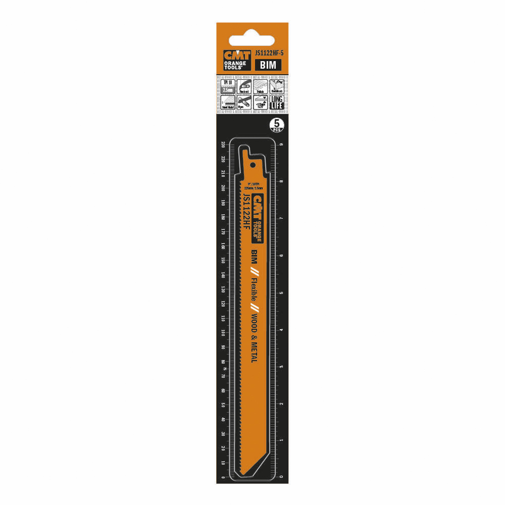 Tigersågblad CMT Orange Tools Trä/metall BIM Flex 225 mm
