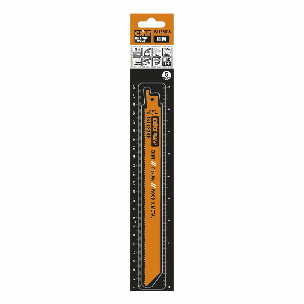 Tigersågblad CMT Orange Tools Trä/metall BIM Flex 225 mm