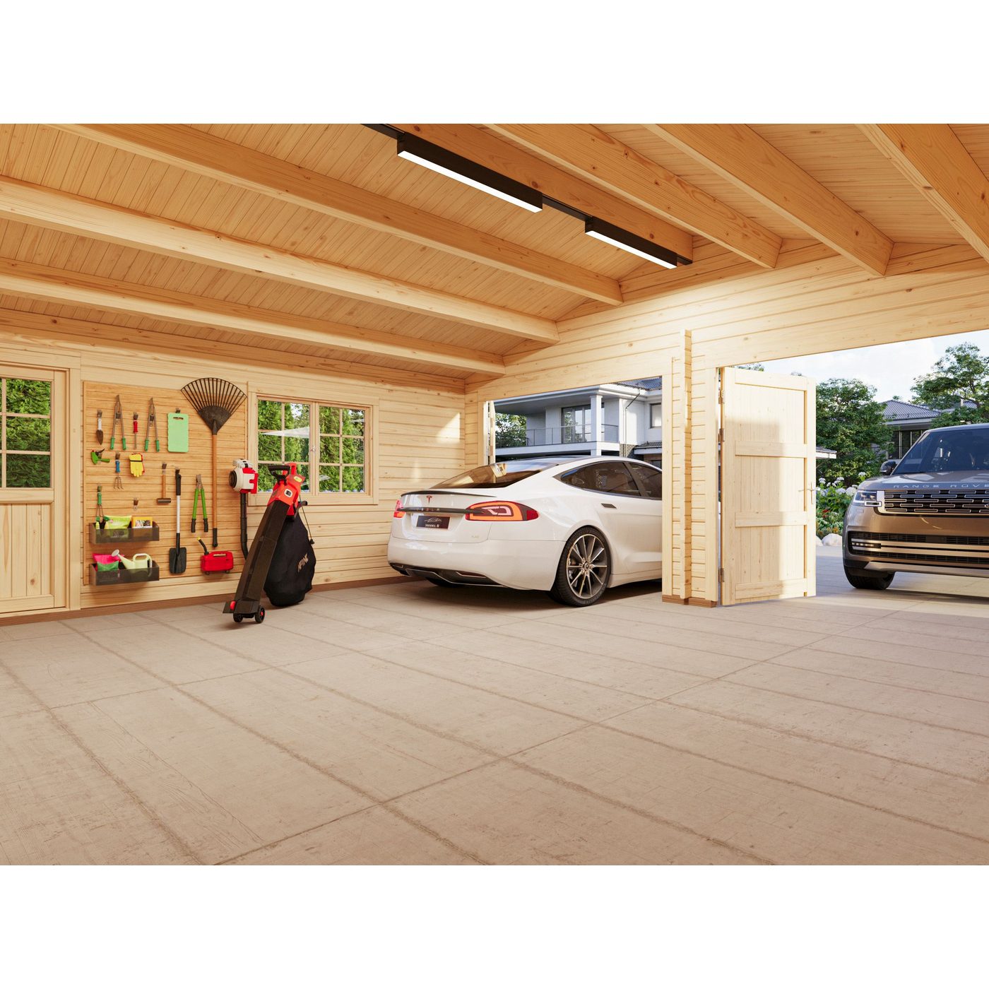 Roger 28,4 m2 w/ wooden gate Obehandlad