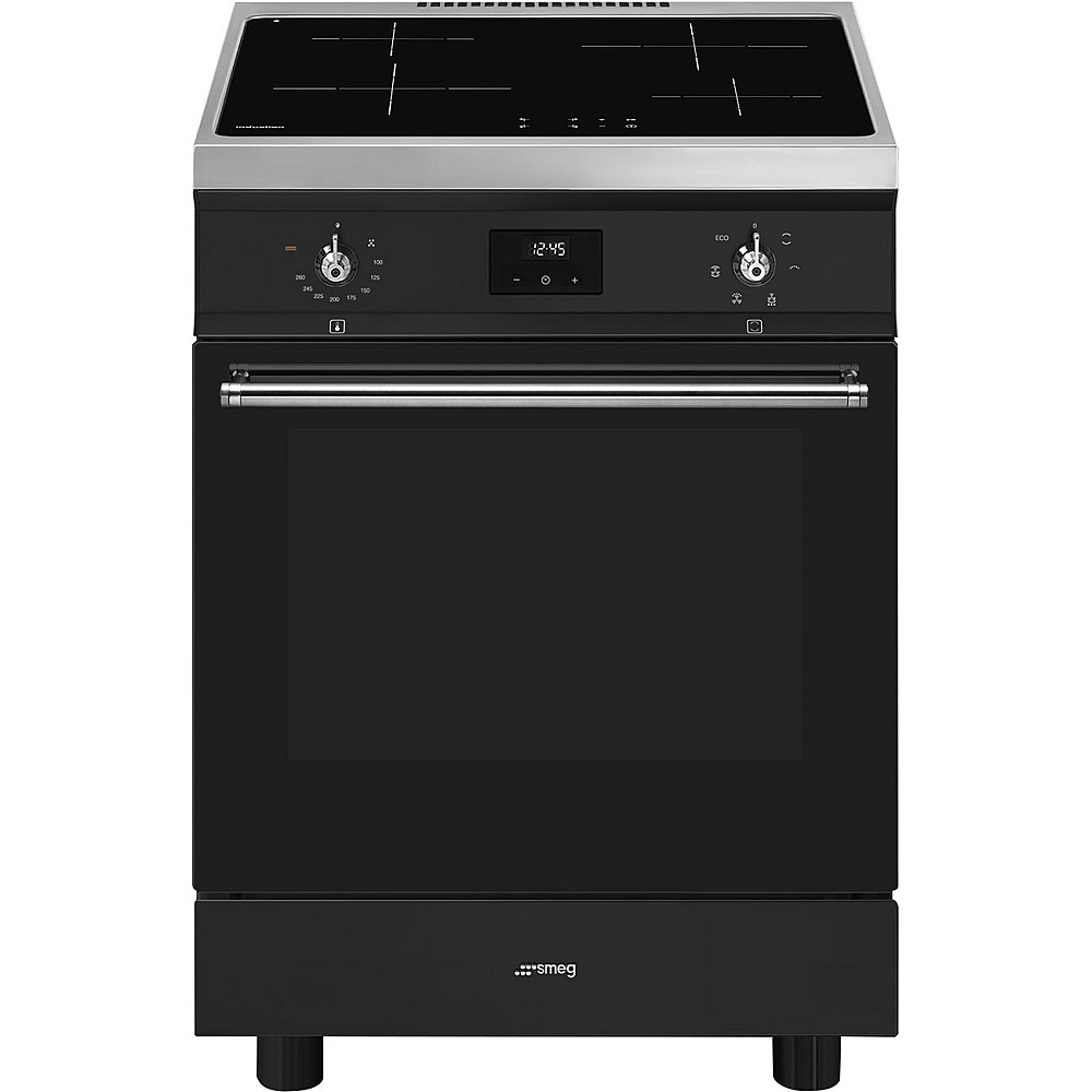 Induktionsspis Smeg C6IMMBT2 Svart Spis med Induktionshäll