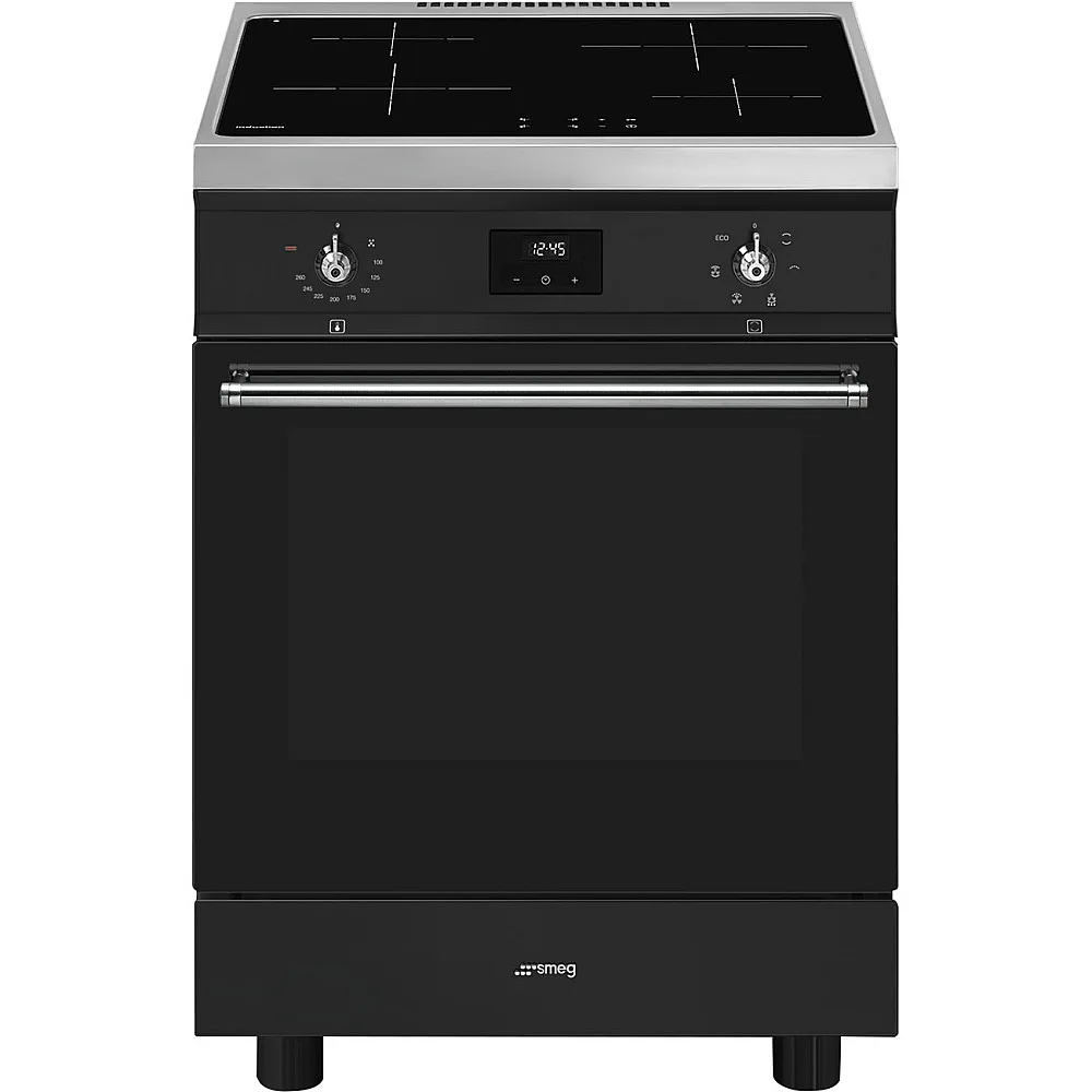 Induktionsspis Smeg C6IMMBT2 Svart Spis med Induktionshäll
