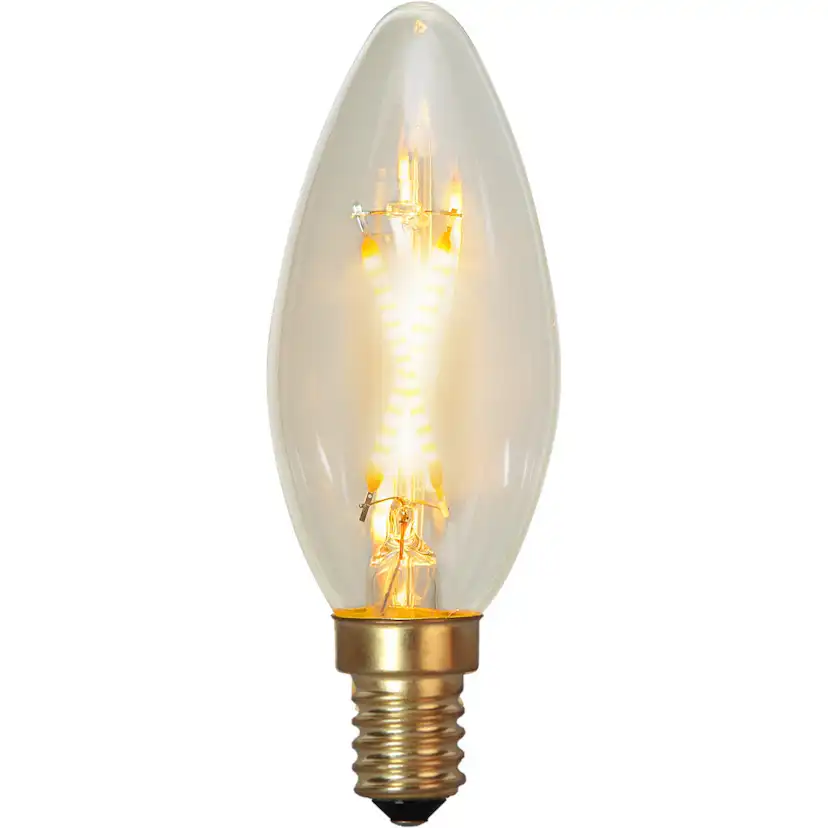 LED-lampa Star Trading Filament E14 C35 Soft Glow 0,5W