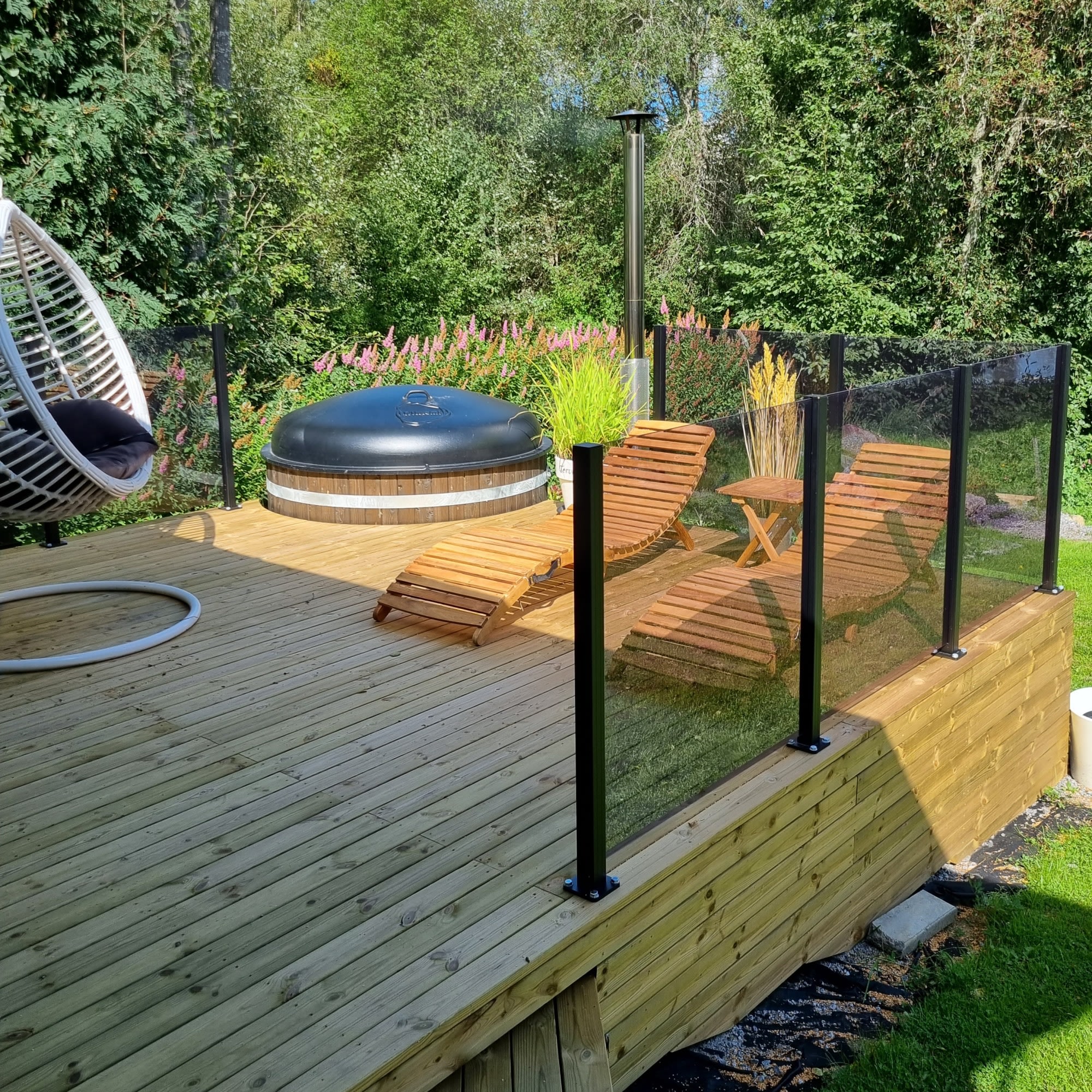 Glasräcke Green Land Patio Glas