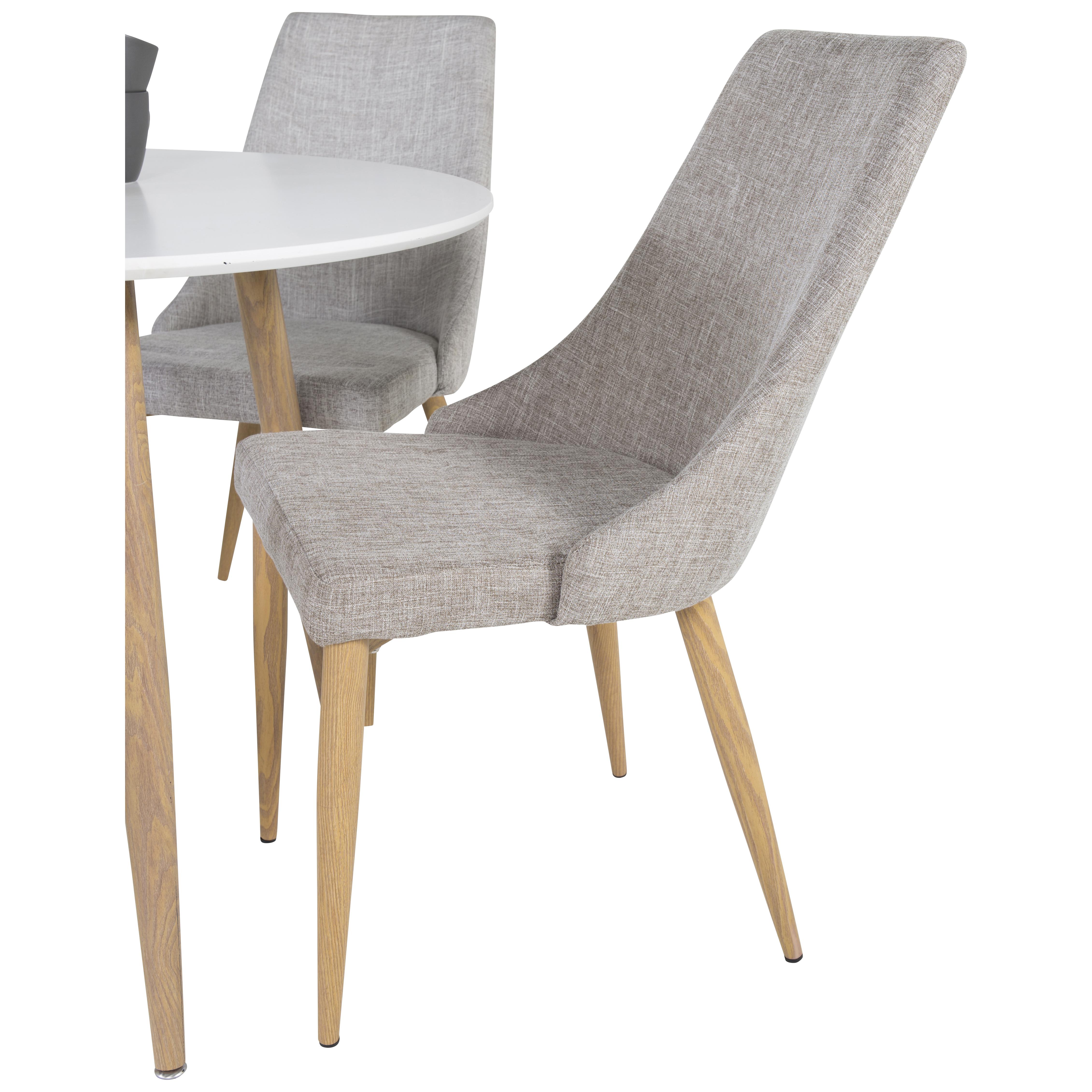 Matgrupp Venture Home Pobbie Runt med 4 Laura Stolar