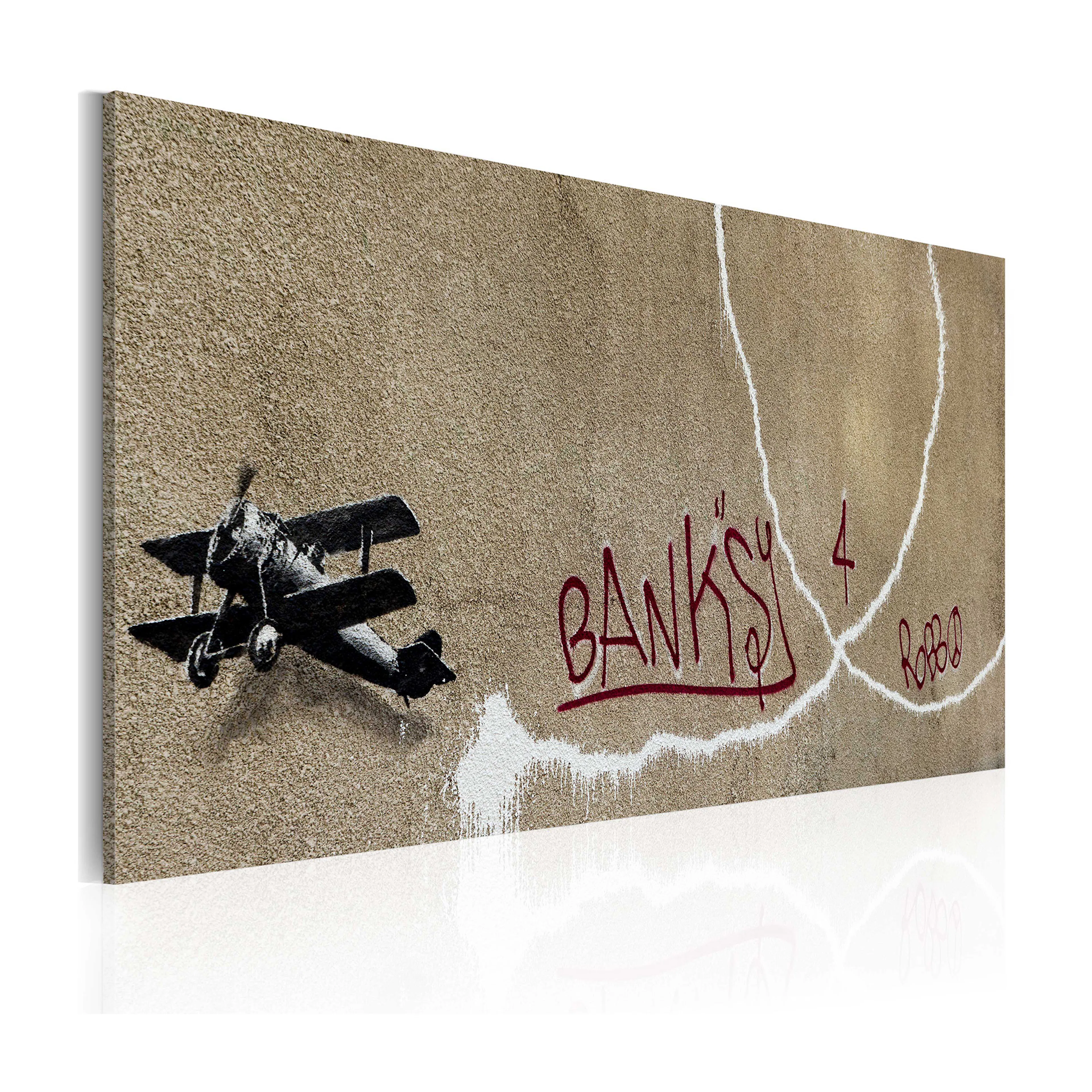 Tavla Arkiio Love Plane Banksy 60x40