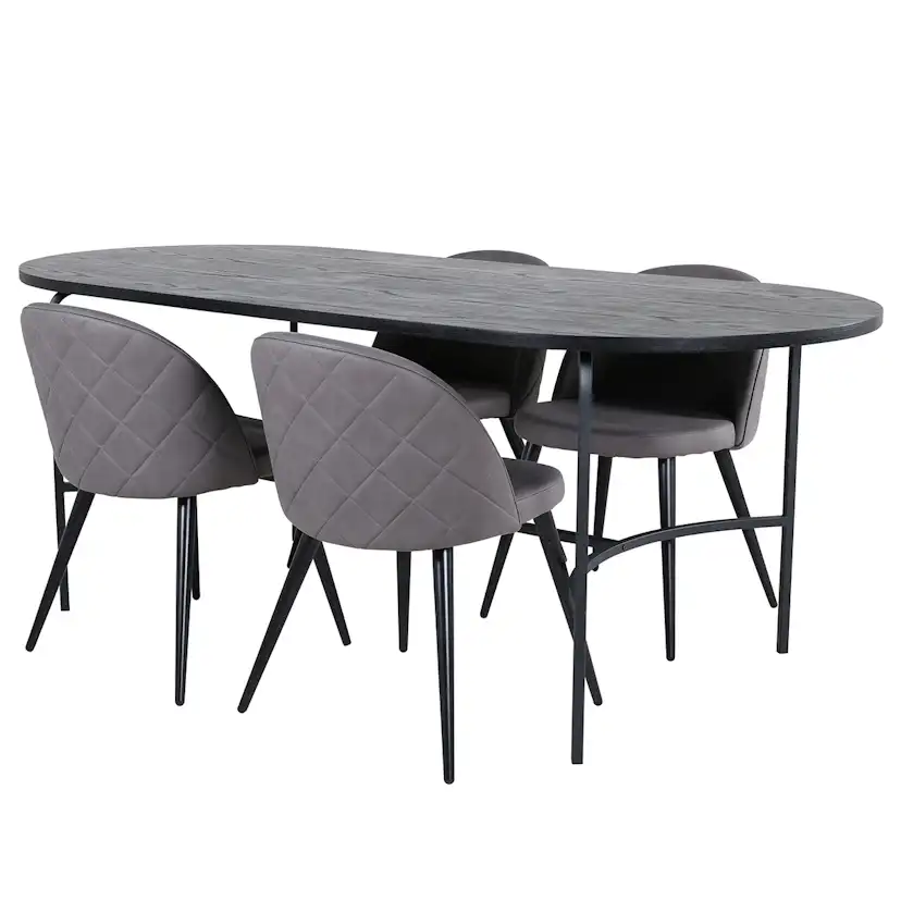 Matgrupp Venture Home San Francisco matbord och Valentina Stitcthes matstol