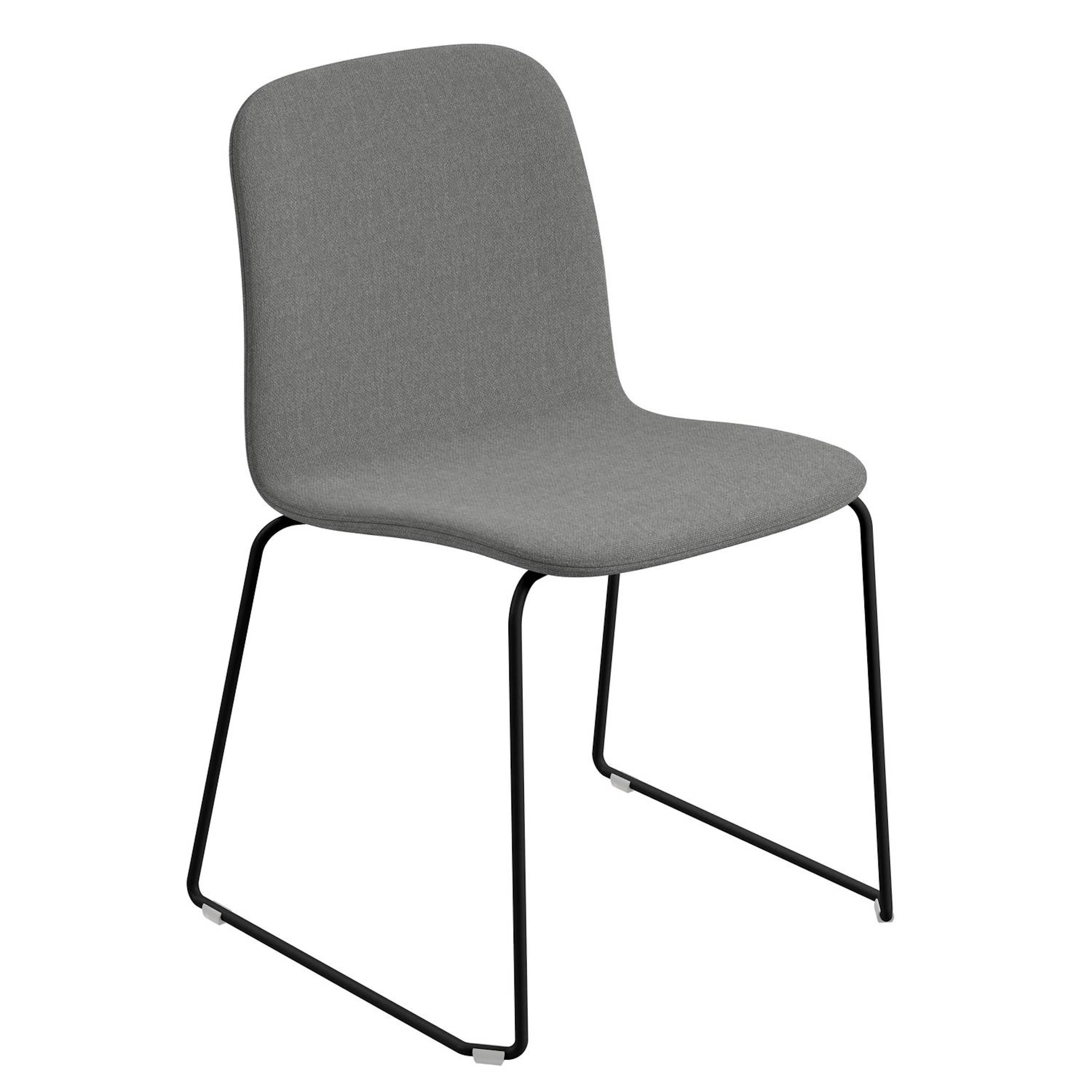 Stol Lövhult, medar svart, King L Kat 8006 grå Grå