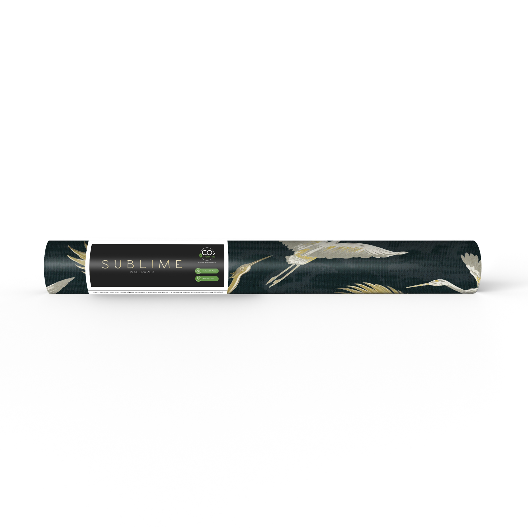 Tapet Sublime Kranes Petrol 121139