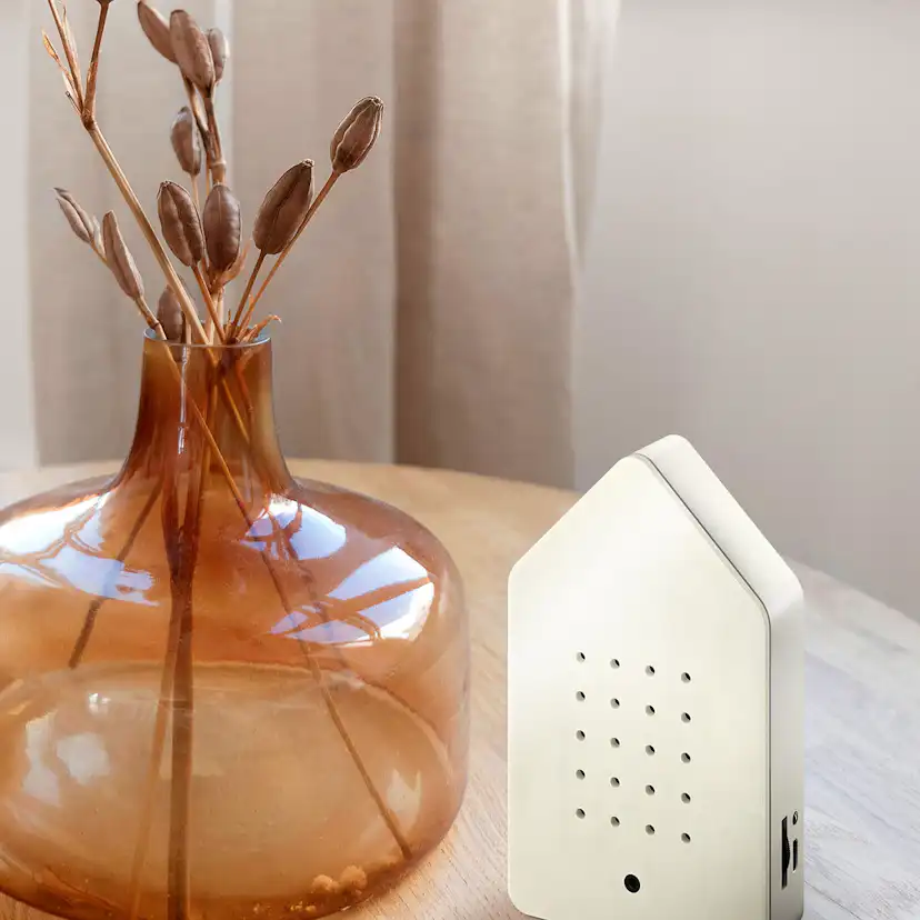 Birdybox Speldosa Fågelkvitter Vit Jesmonite Fågelkvitter/Vit Jesmonite