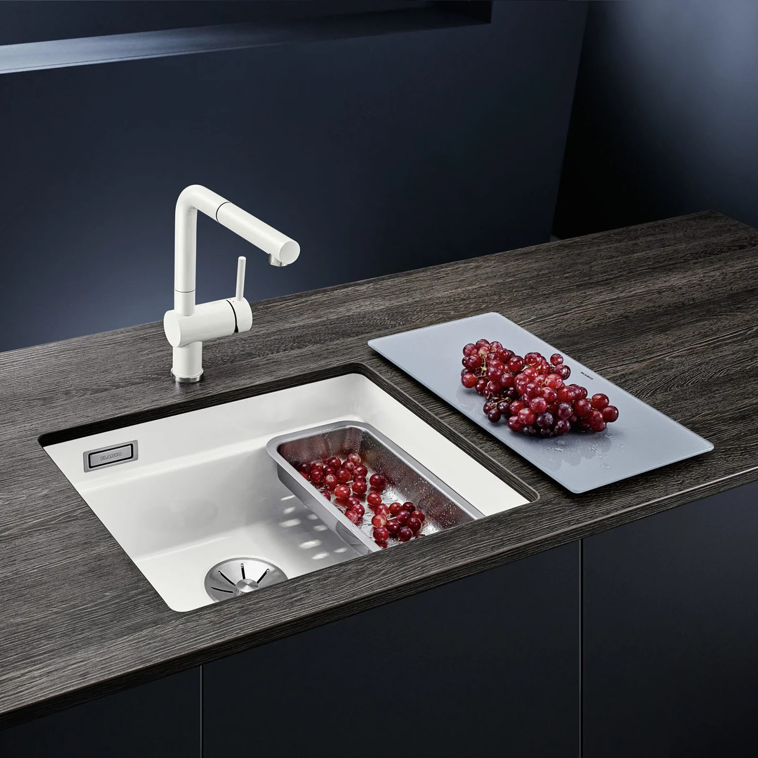BLANCO ETAGON 500-U KERAMIK INFINO - KRISTALLVIT Kristallvit