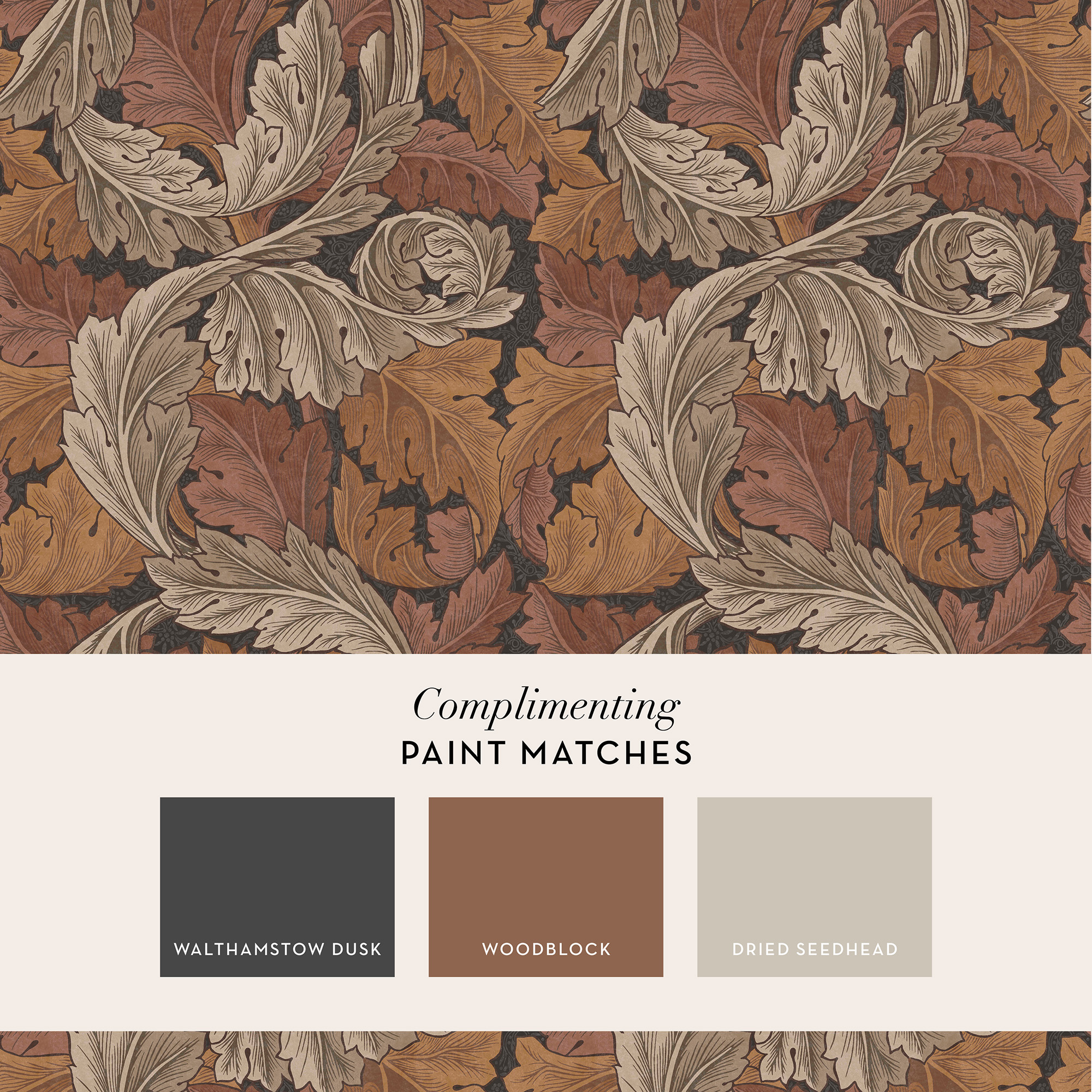 Tapet William Morris At Home Acanthus 124224