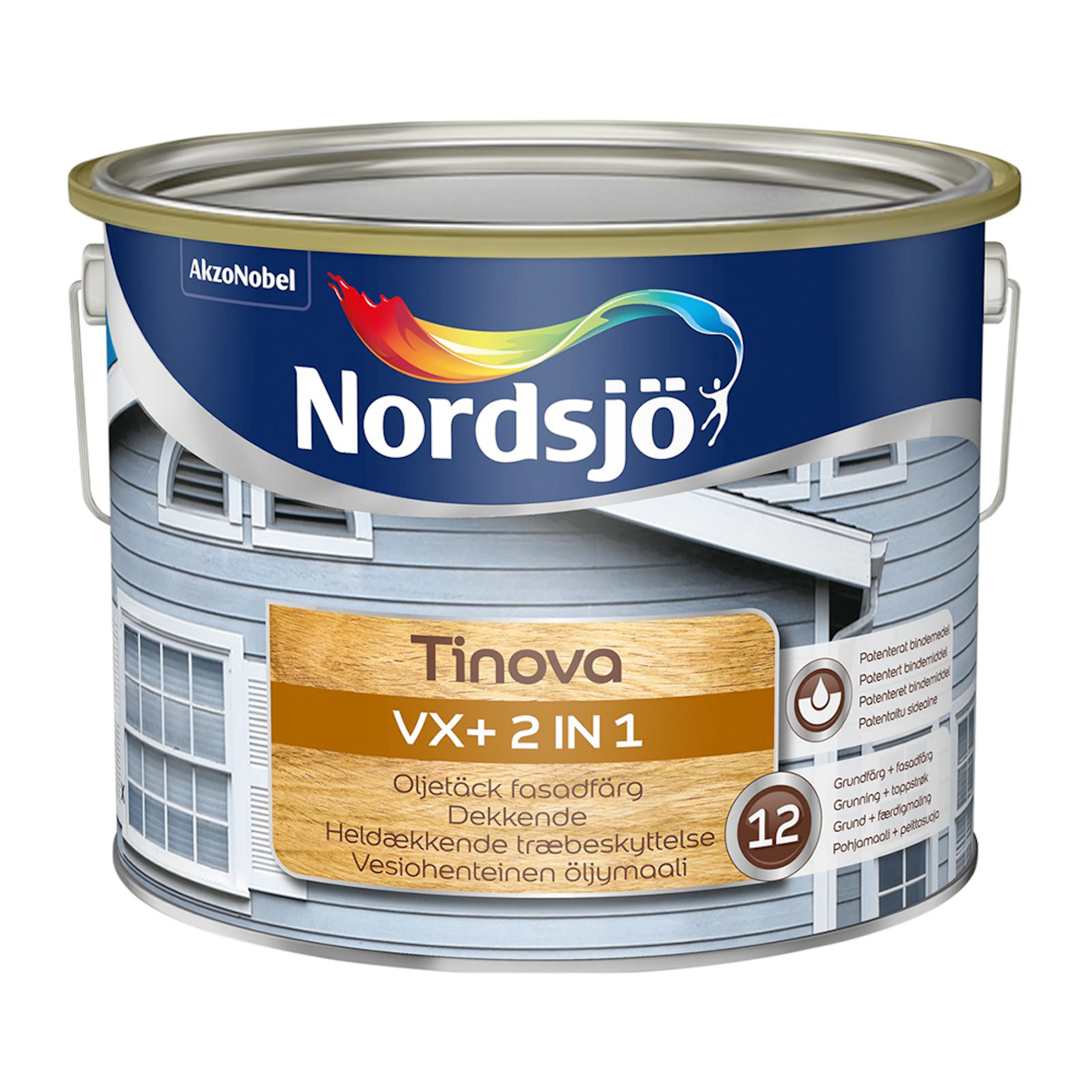 NORDSJÖ TINOVA VX+ 2 IN 1 BW 2,5 L Volym: 2,5 L, Vit