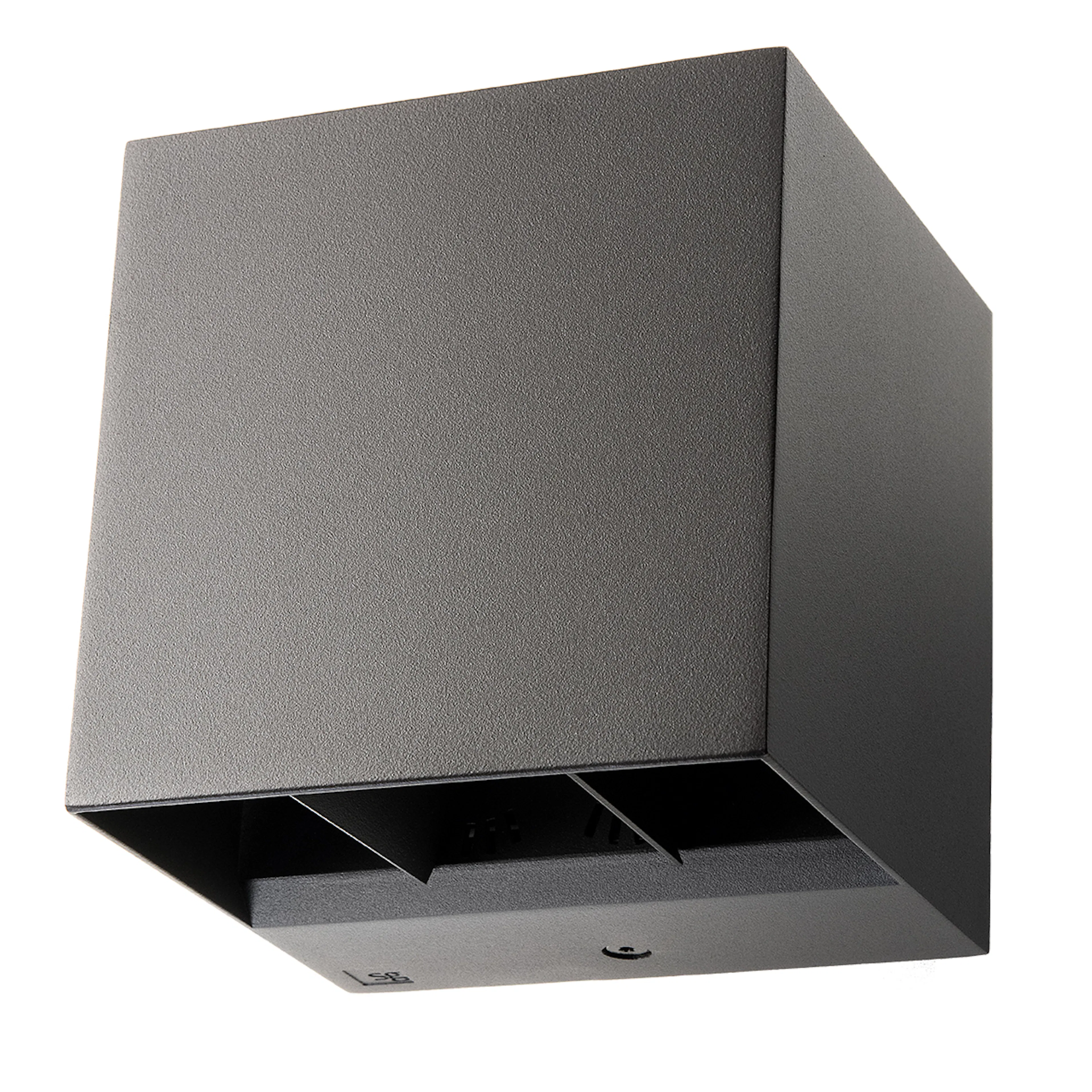 VÄGGARMATUR ARTES 8W 340LM 2700K IP65 LED GRÅ 641703 Grafit, 2700 K