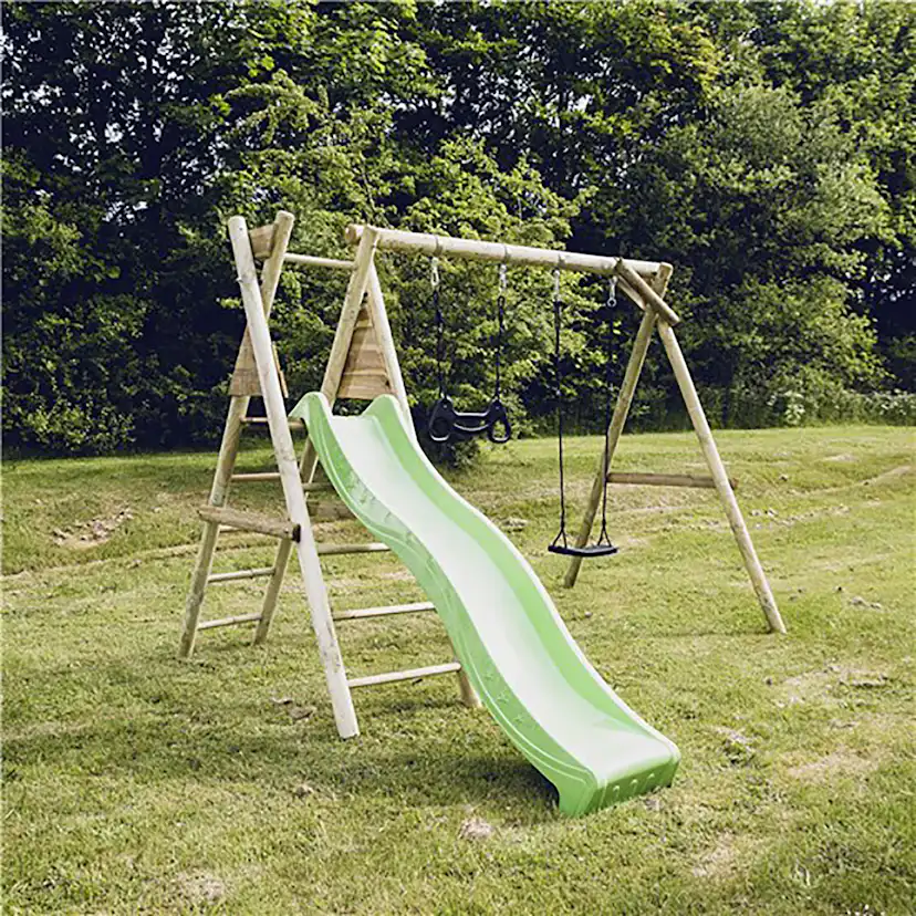 Svart/Grön, 331 cm