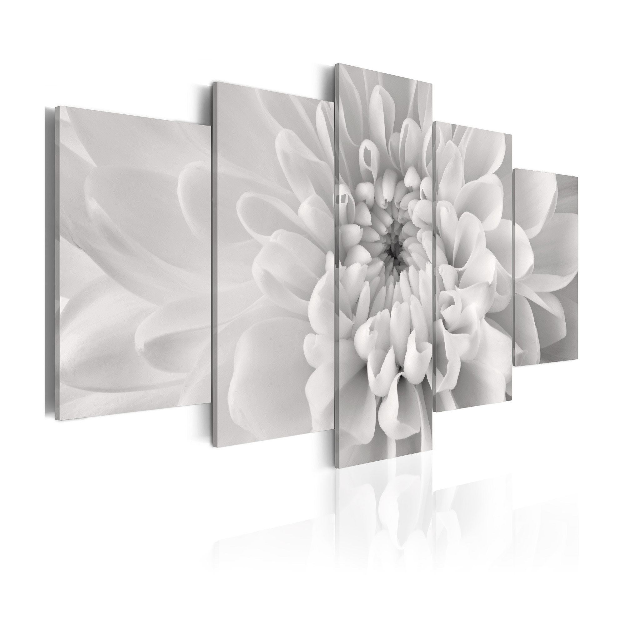 Tavla Arkiio Dahlia Flower In Grey Shades