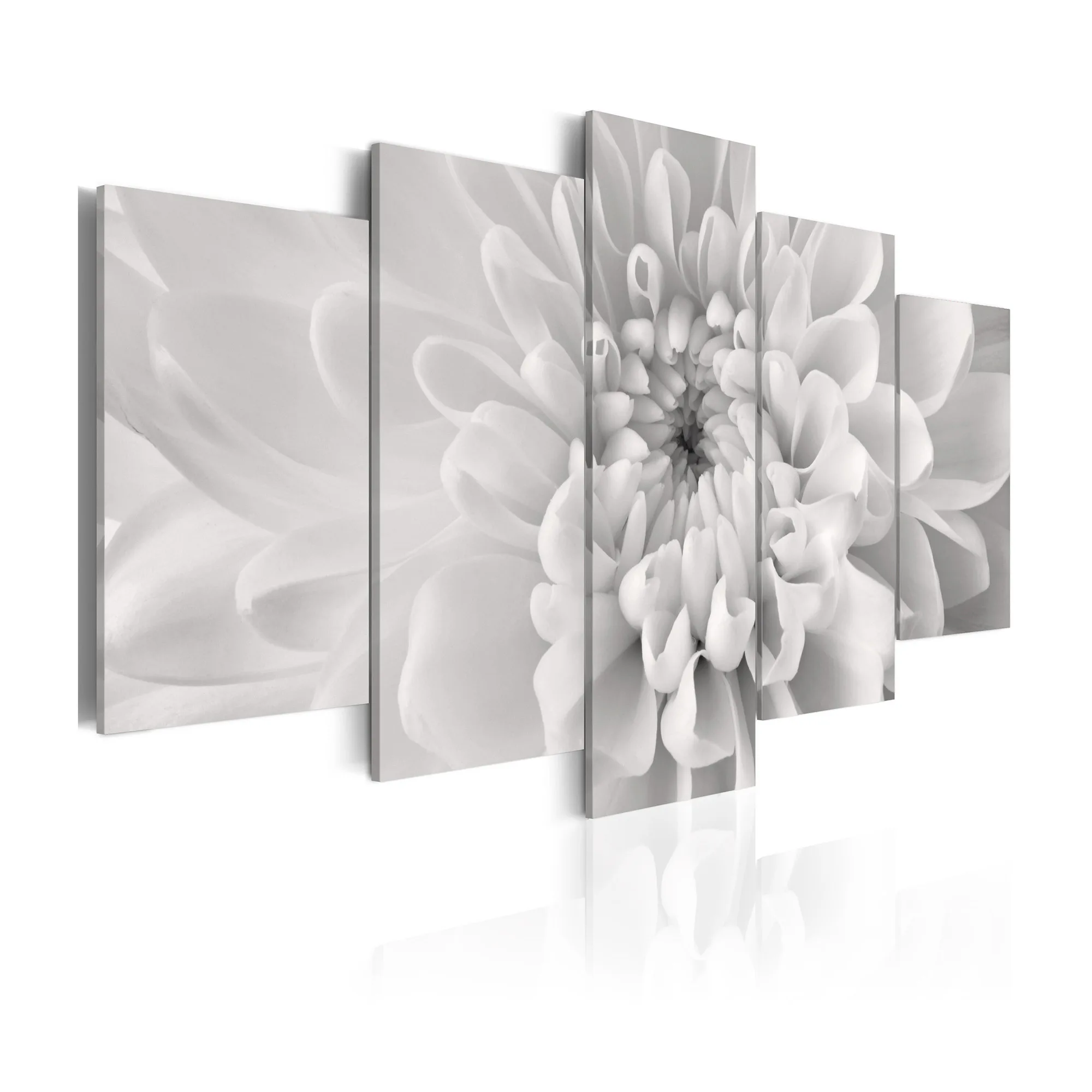 Tavla Arkiio Dahlia Flower In Grey Shades