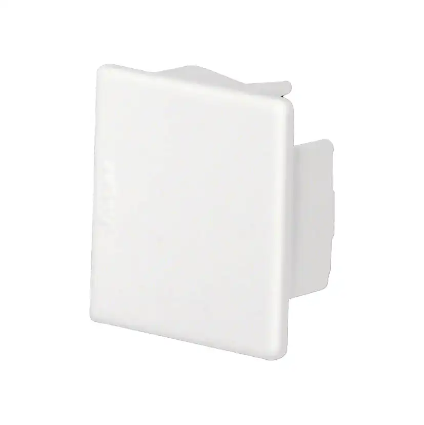 Ändstycke till Matarkanal Hager LF/LFH 30 x 30 mm Halogenfri Vit RAL 9016