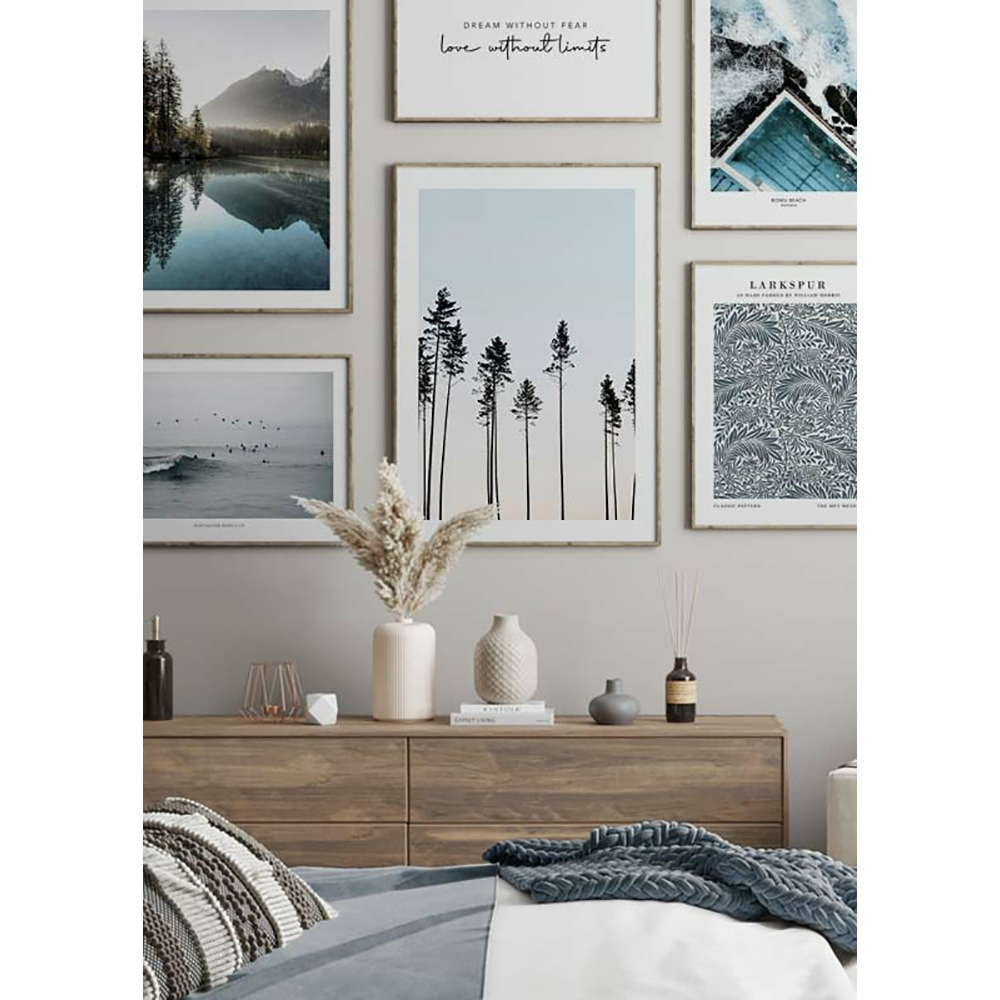 Poster Gallerix Tall Trees At Dusk