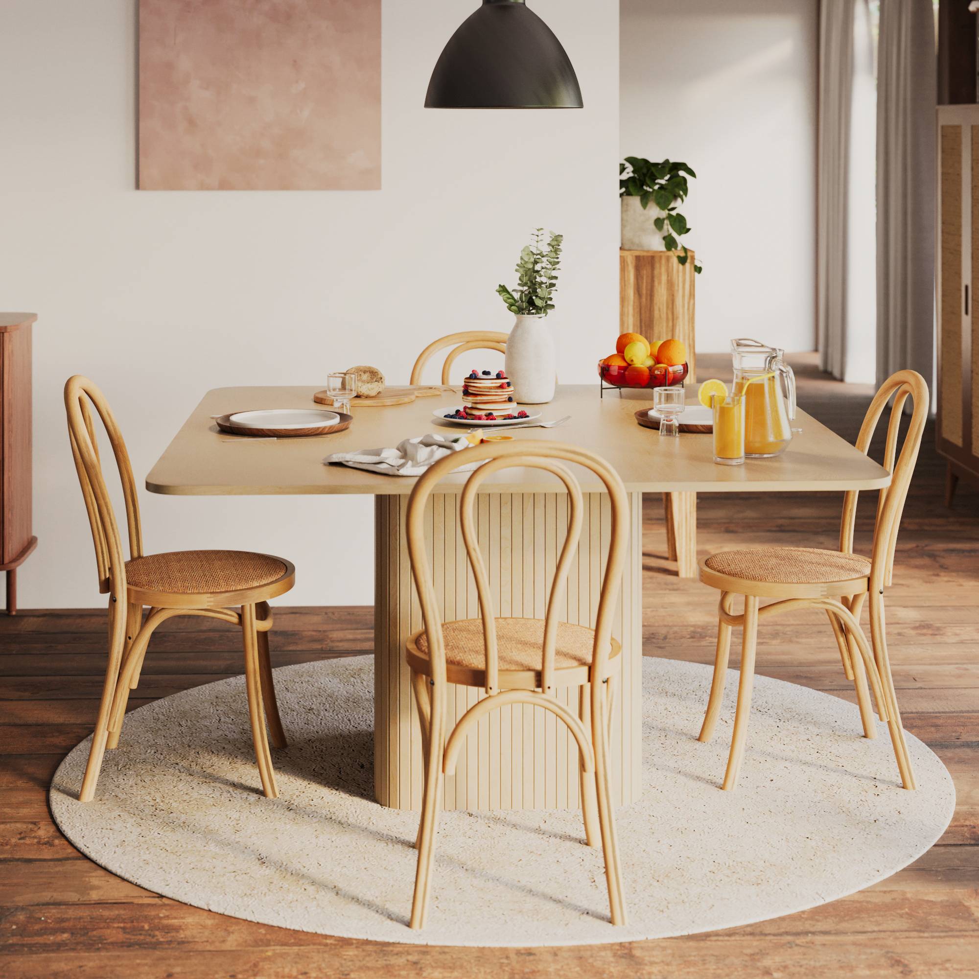Kopparbo Matbord 140 cm Vit